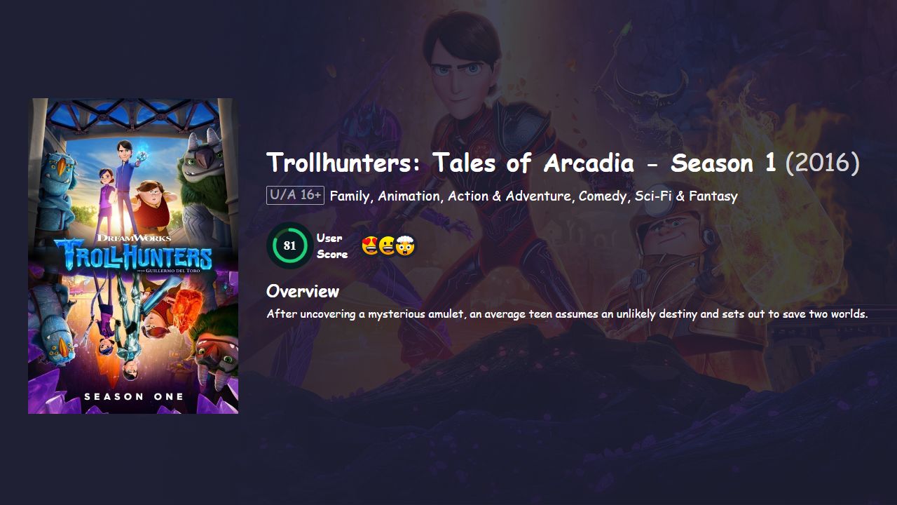 Trollhunters: Tales of Arcadia Season 1 Hindi Dubbed