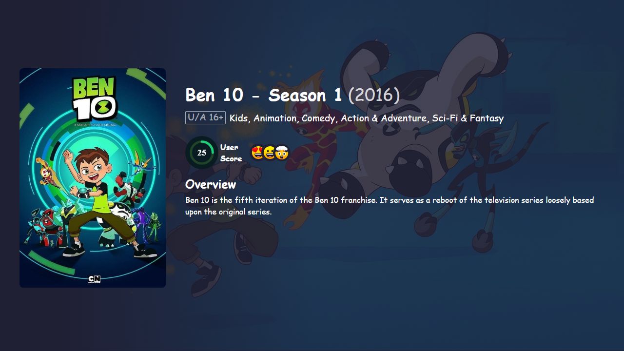 Ben 10 Season 1 Hindi Dubbed