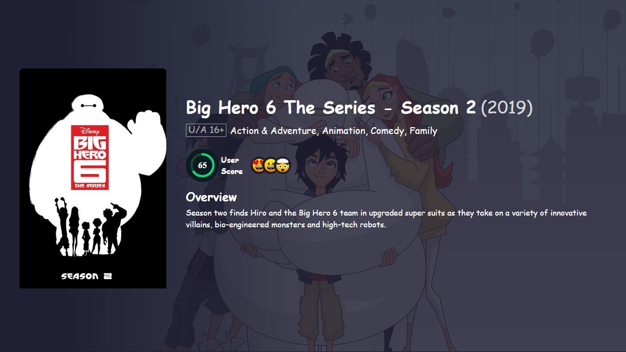 Big Hero 6 The Series Season 2 Hindi Dubbed