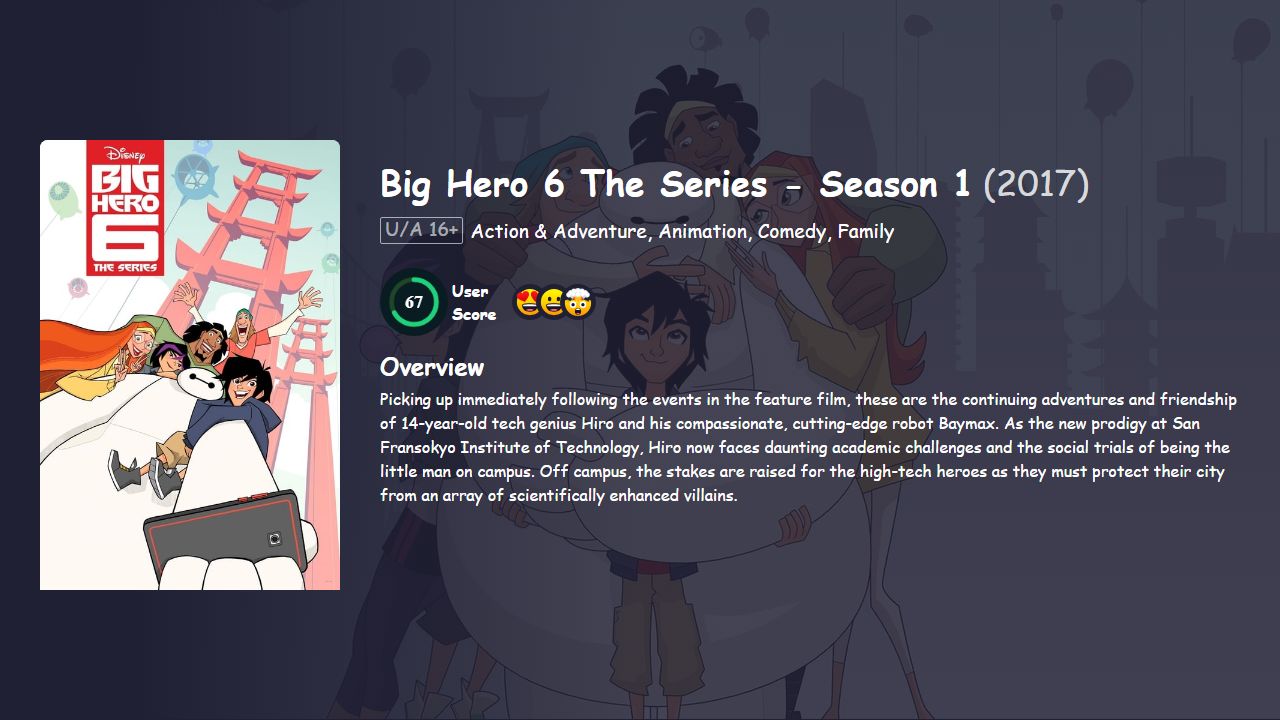 Big Hero 6 The Series Season 1 Hindi Dubbed