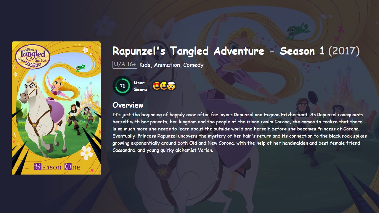 Tangled: The Series Season 1 Hindi Dubbed