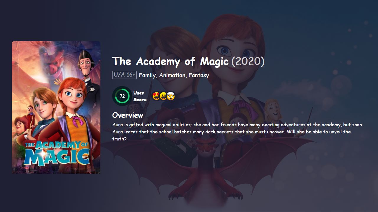 The Academy of Magic (2020) English Dubbed