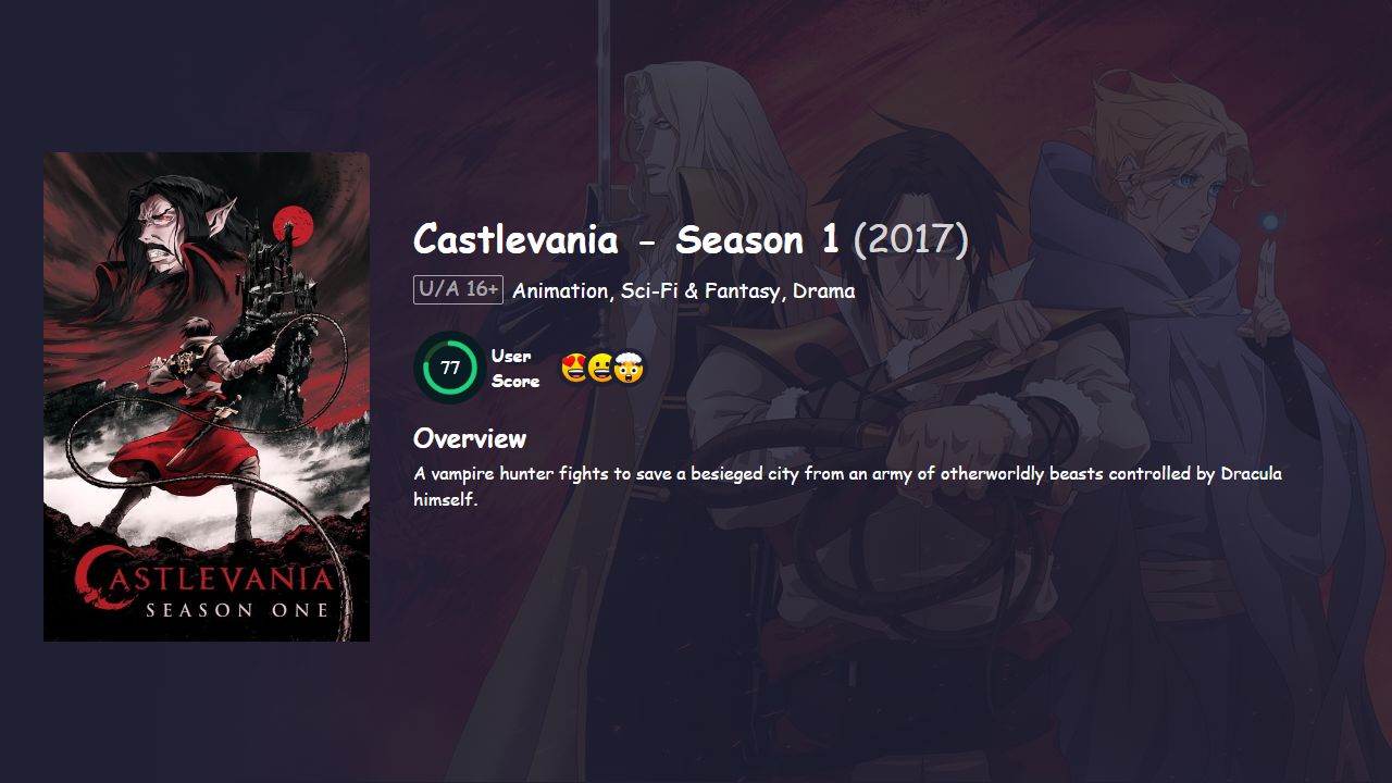 Castlevania Season 1 English Dubbed