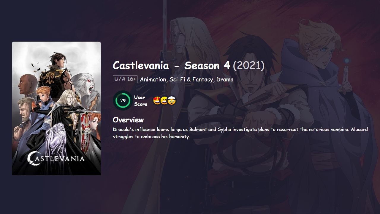 Castlevania Season 4 English Dubbed