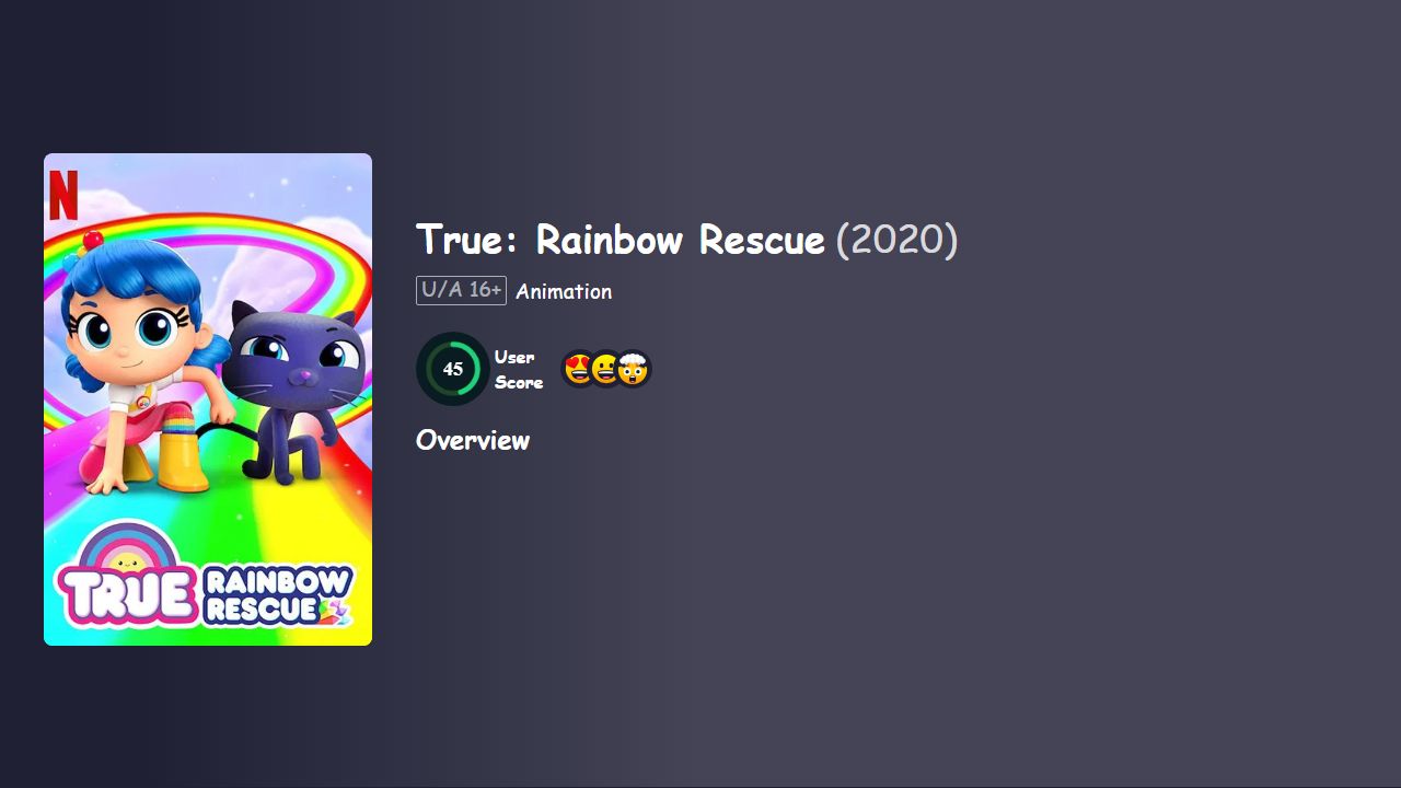 True: Rainbow Rescue (2020) English Dubbed