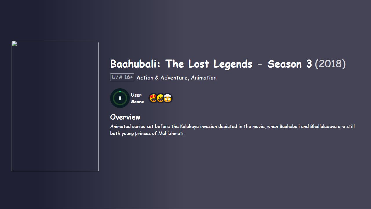 Baahubali: The Lost Legends Season 3 Hindi Dubbed