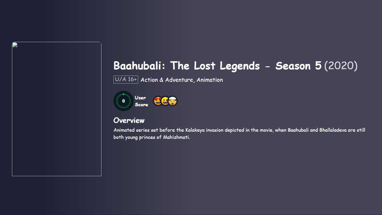 Baahubali: The Lost Legends Season 5 Hindi Dubbed