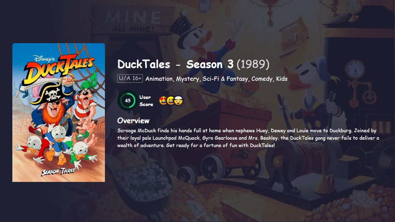 DuckTales Season 3 Hindi Dubbed