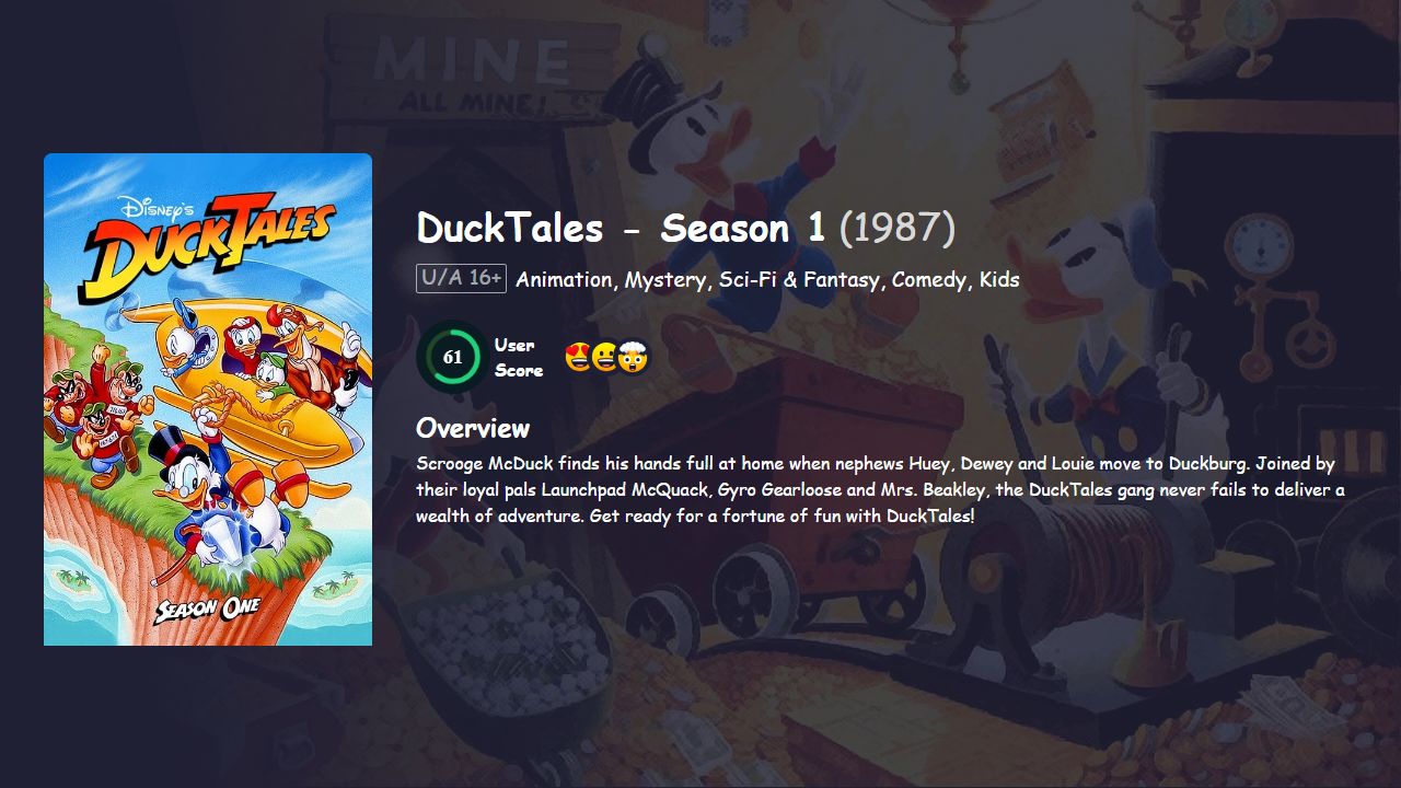 DuckTales Season 1 Hindi Dubbed