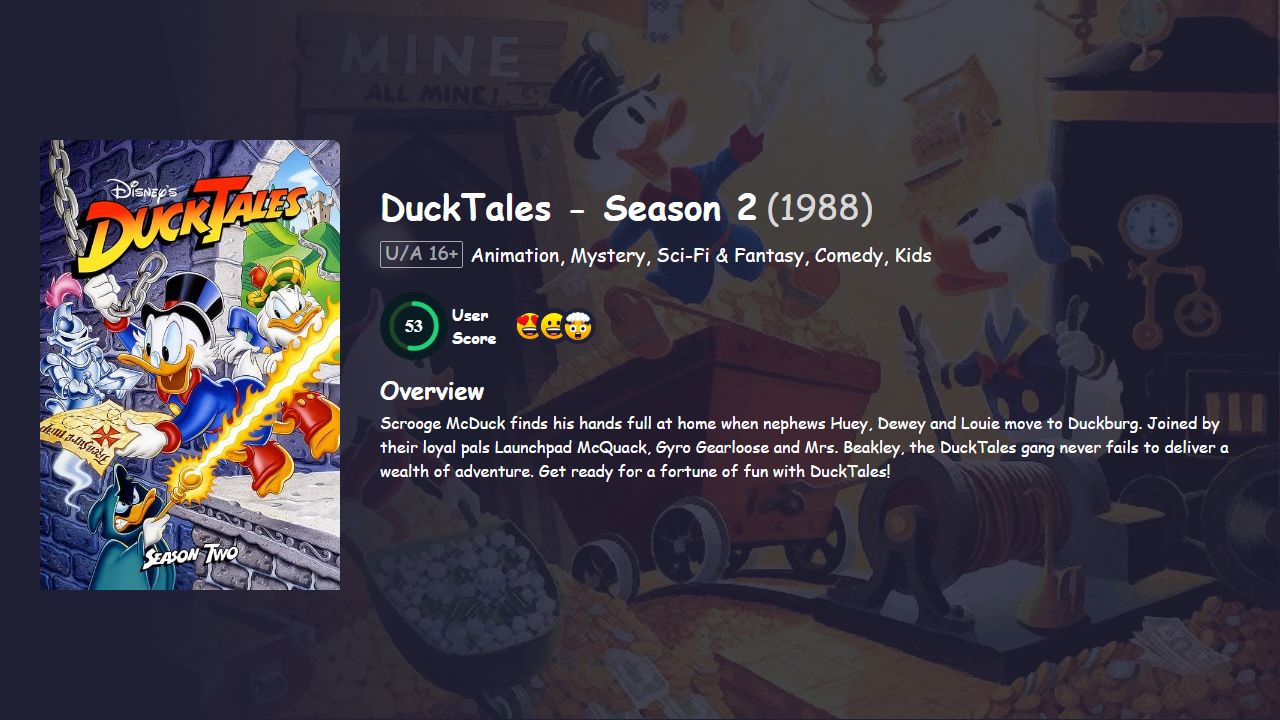 DuckTales Season 2 Hindi Dubbed