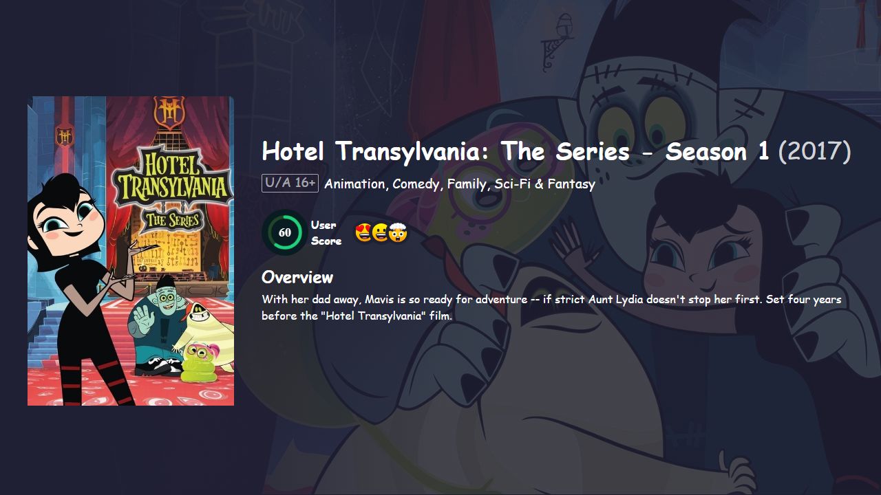 Hotel Transylvania: The Series Season 1 Hindi Dubbed