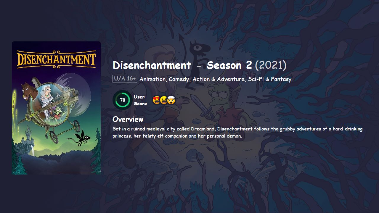 Disenchantment Season 2 English Dubbed