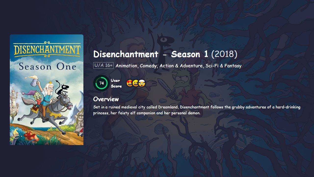 Disenchantment Season 1 Hindi Dubbed