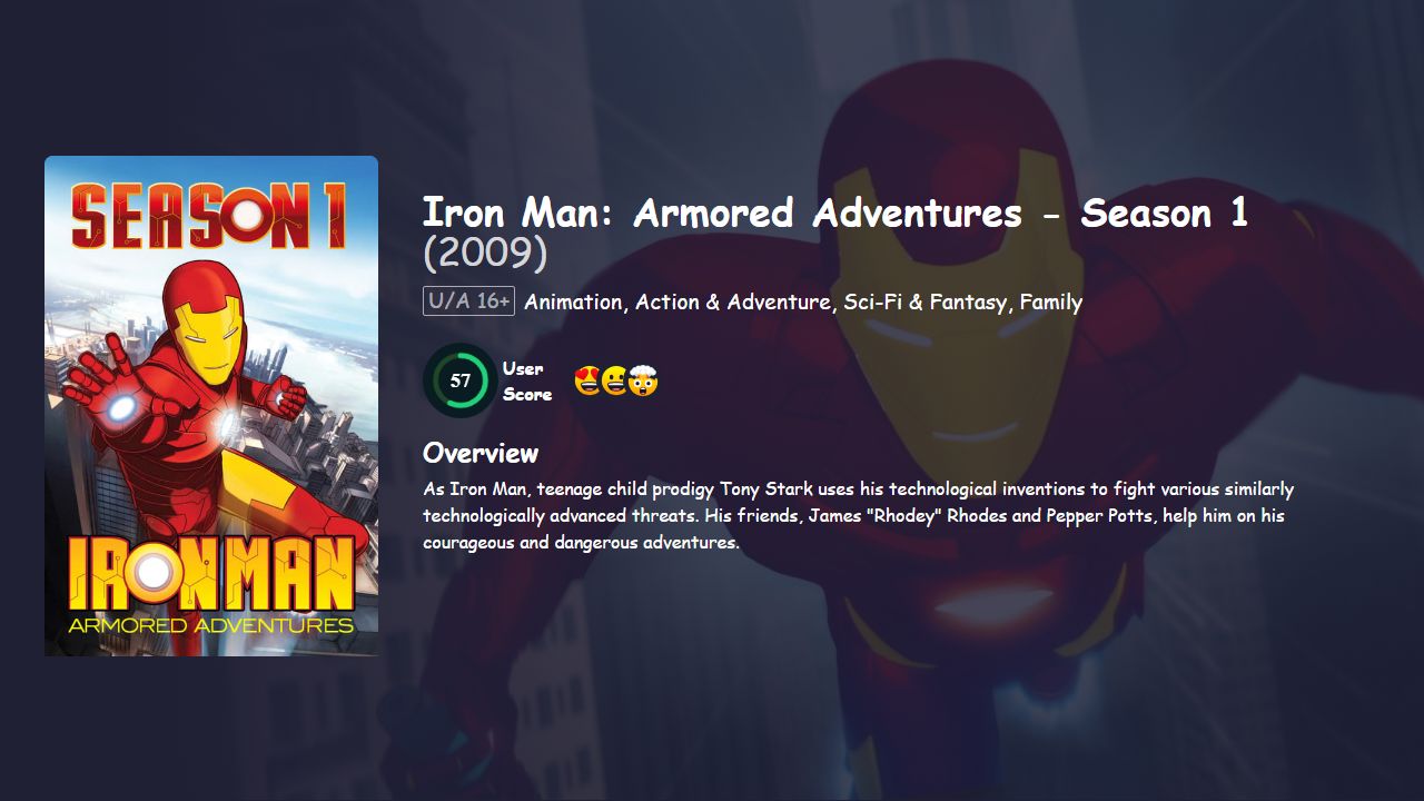 Iron Man: Armored Adventures Season 1 Hindi Dubbed