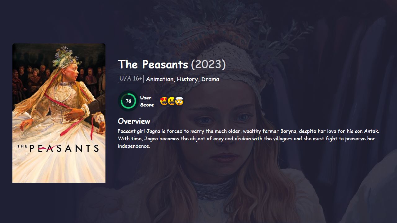 The Peasants (2023) English Dubbed