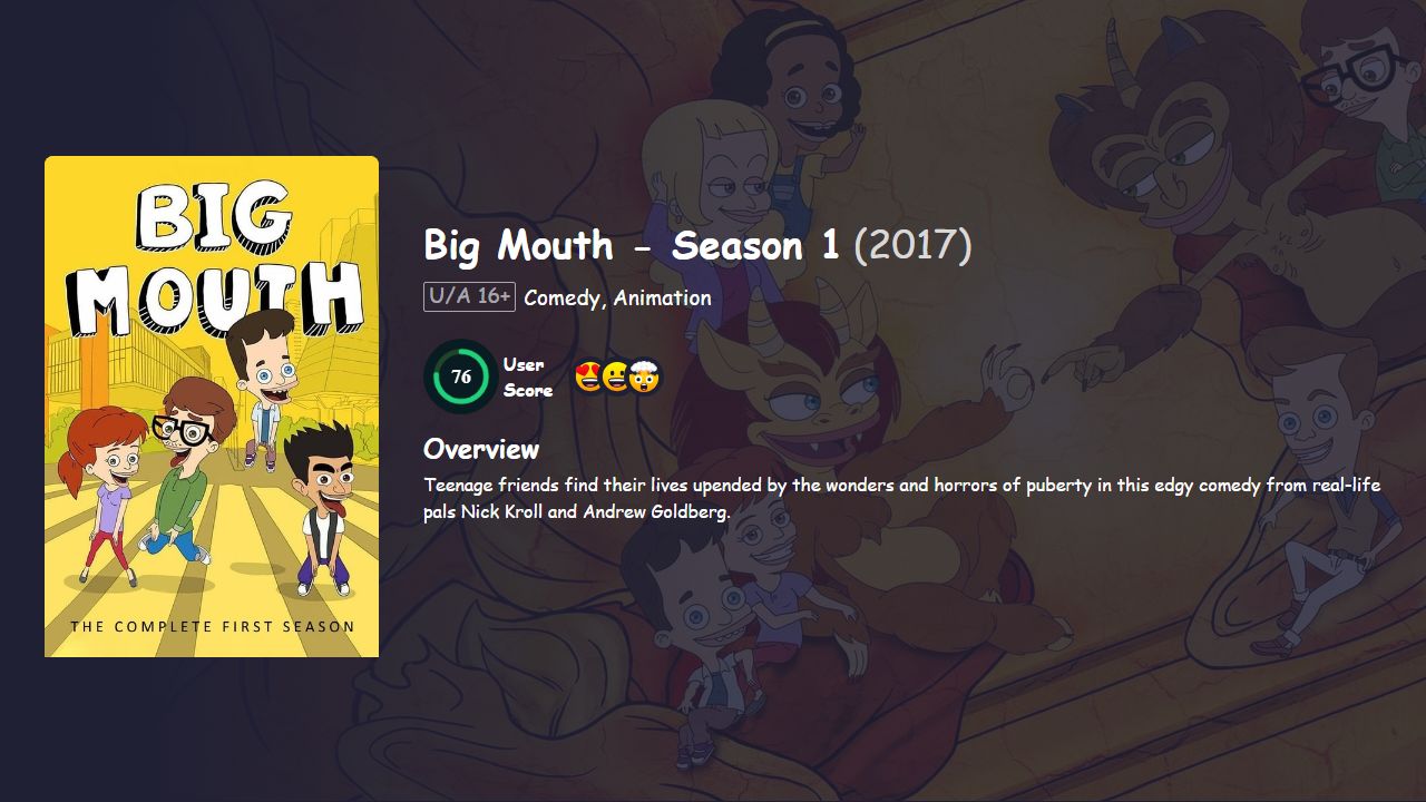 Big Mouth Season 1 Hindi Dubbed