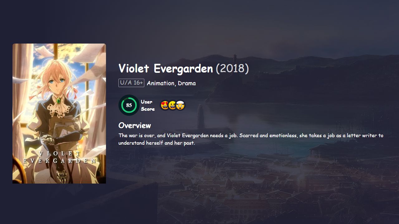 Violet Evergarden Season Japanese Dubbed