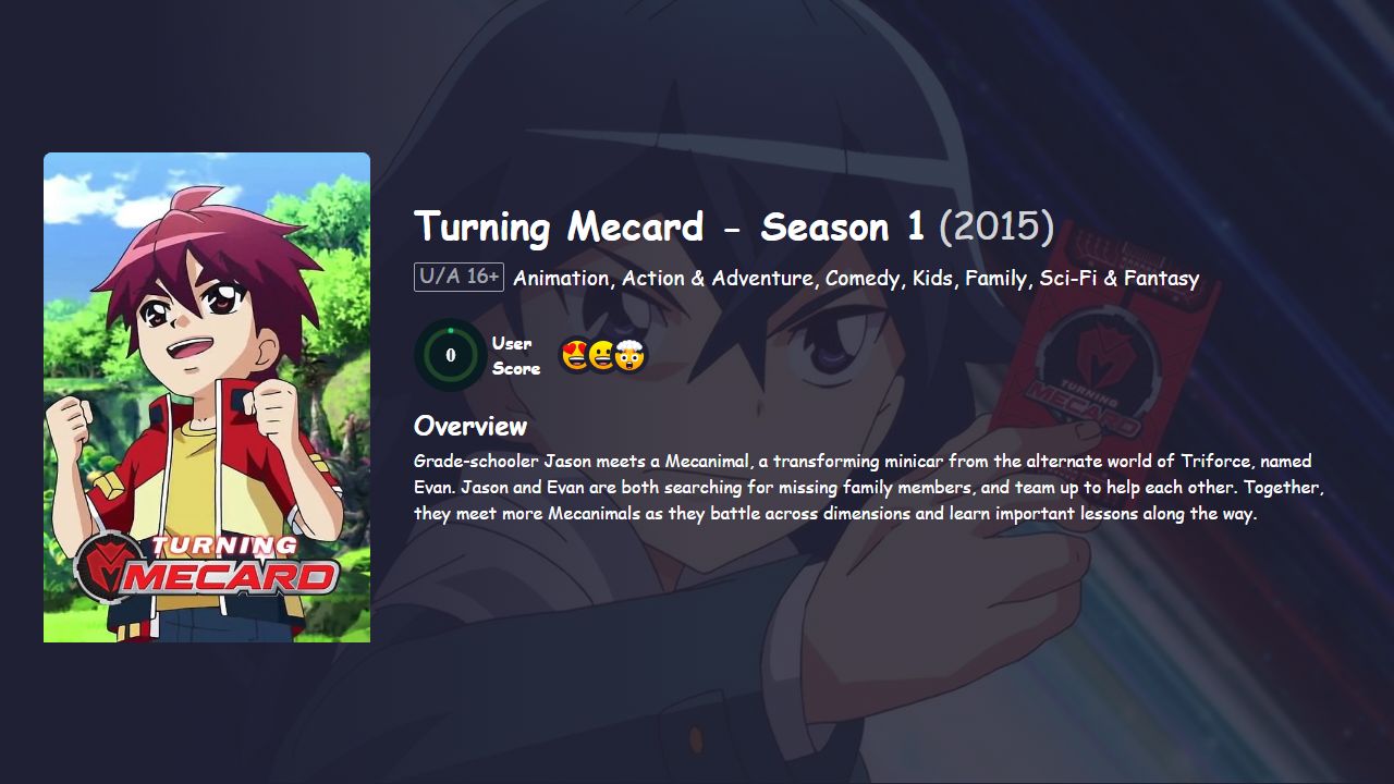 Turning Mecard Season 1 Hindi Dubbed