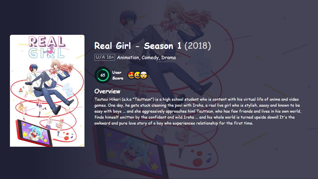 Real Girl Season 1 Japanese Dubbed