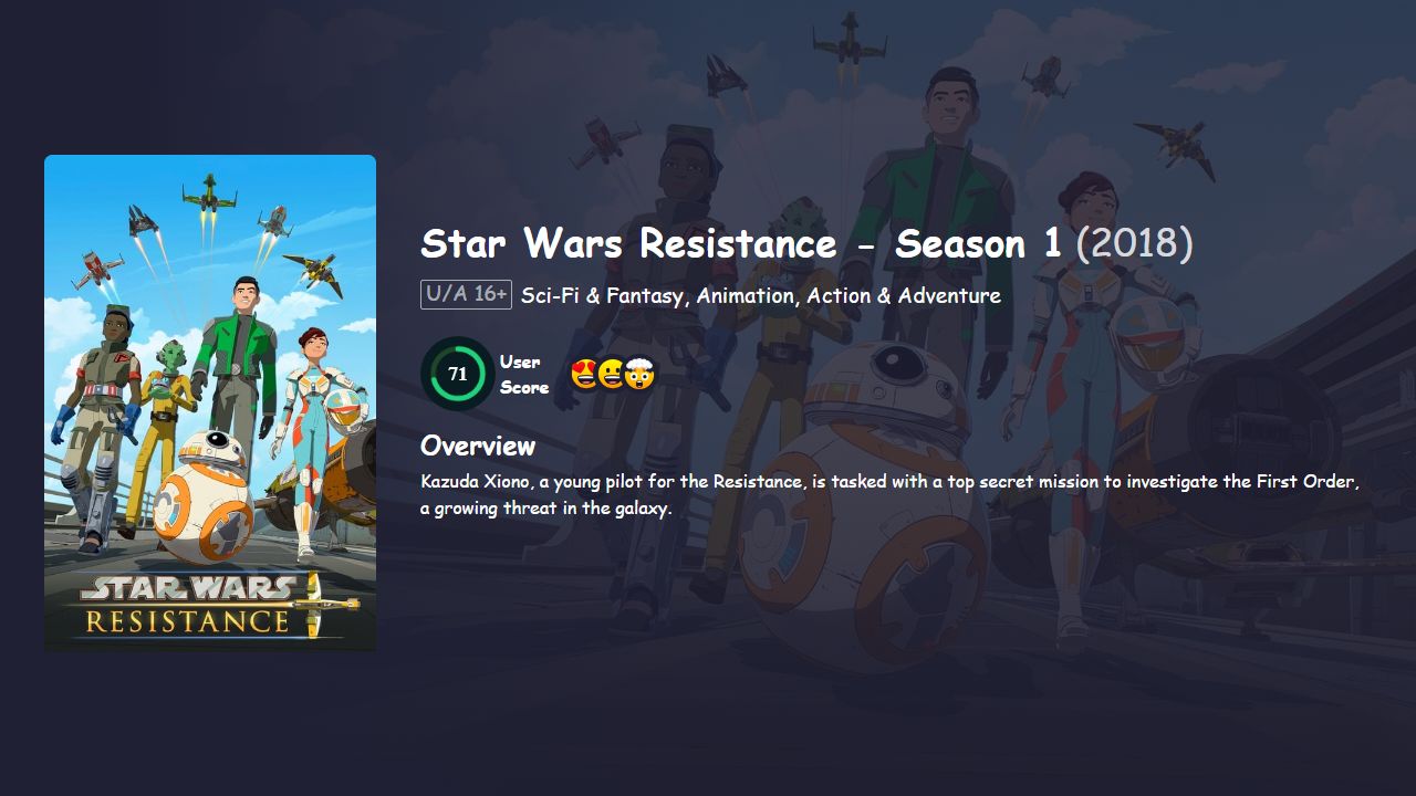 Star Wars Resistance Season 1 Hindi Dubbed