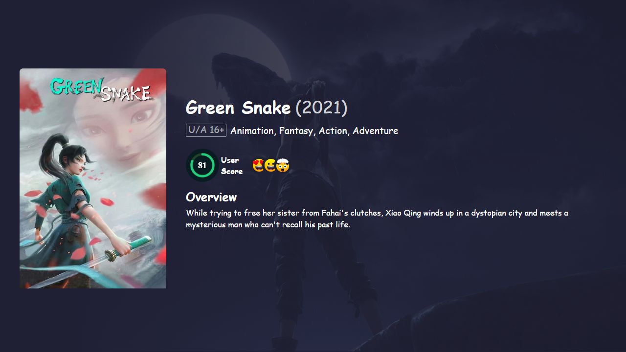 Green Snake (2021) English Dubbed