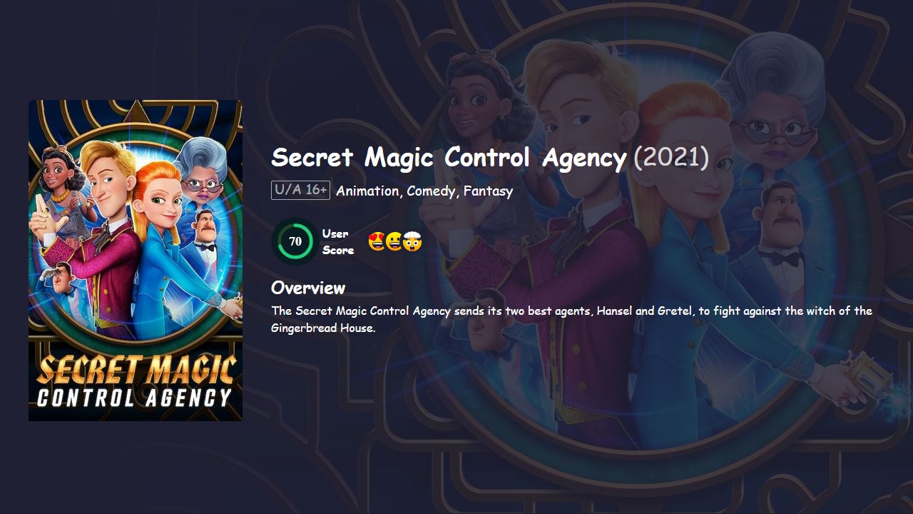 Secret Magic Control Agency (2021) English Dubbed