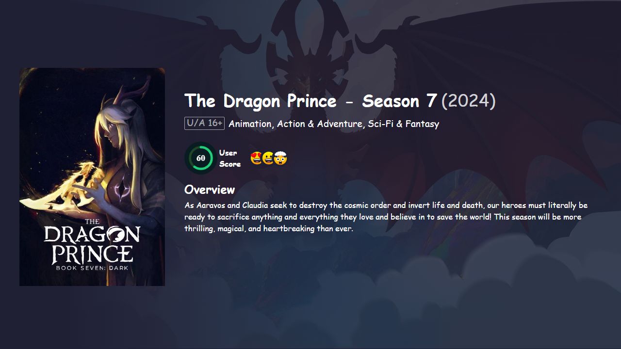 The Dragon Prince Season 7 Hindi Dubbed