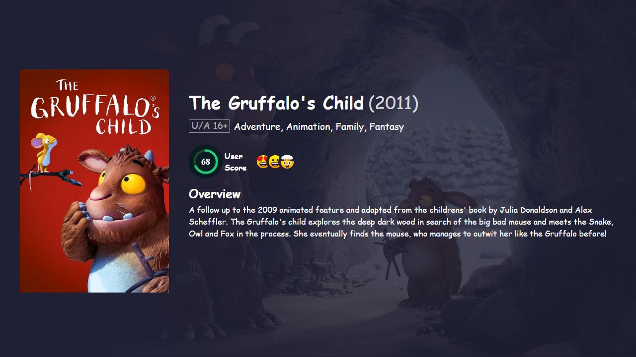 The Gruffalo’s Child (2011) Hindi Dubbed