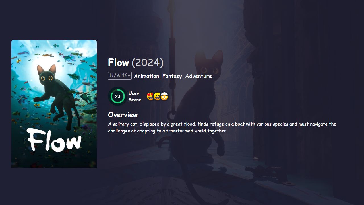 Flow (2024) English Dubbed