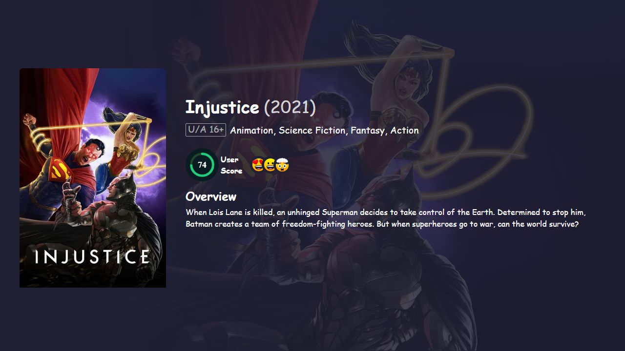 Injustice (2021) English Dubbed