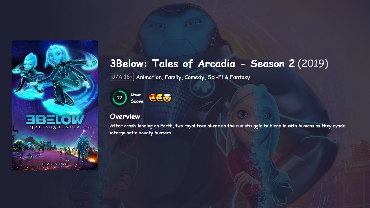 3Below: Tales of Arcadia Season 2 Hindi Dubbed