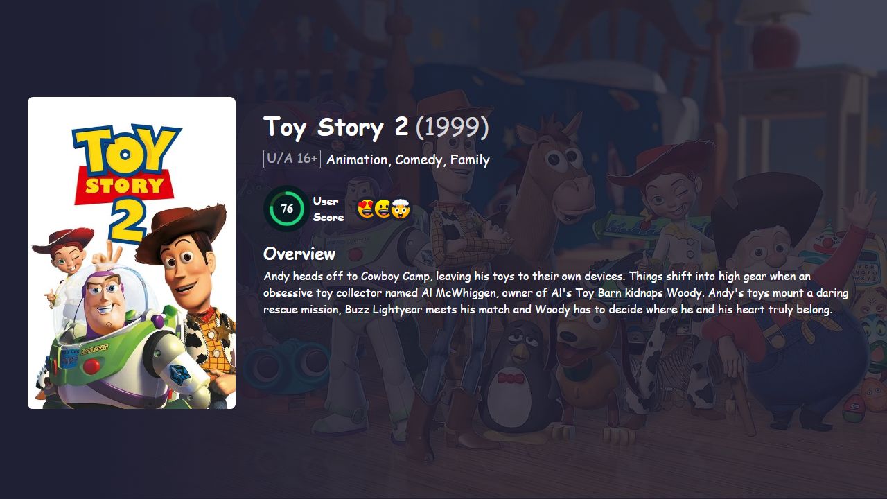Toy Story 2 (1999) Hindi Dubbed