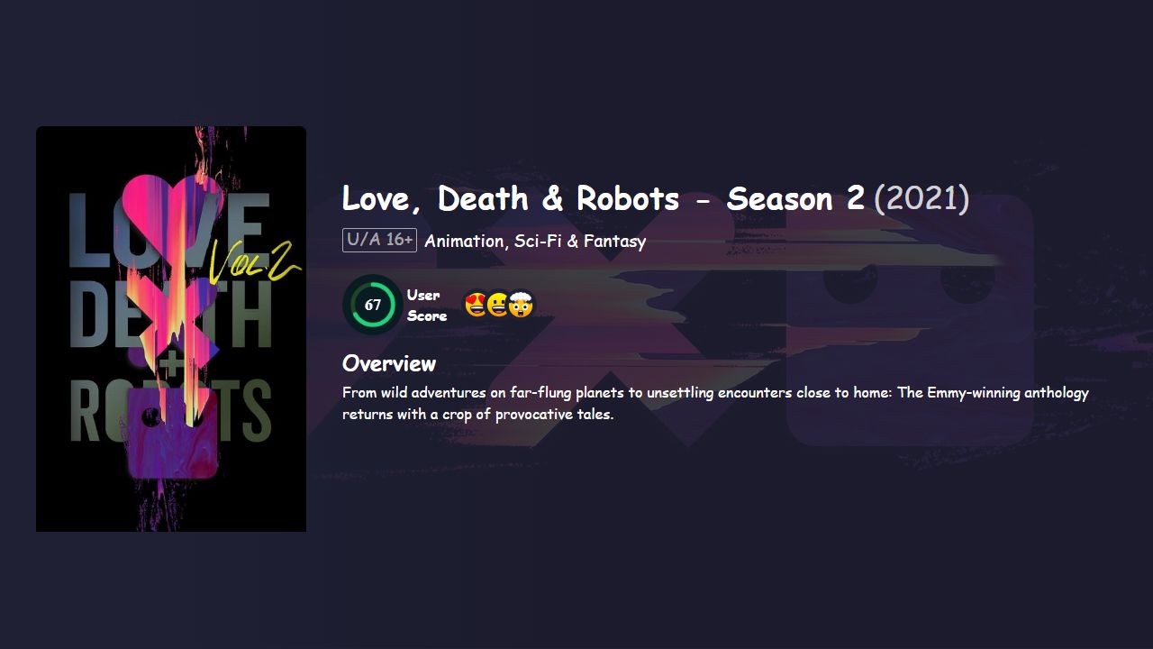 Love, Death & Robots Season 2 Hindi Dubbed