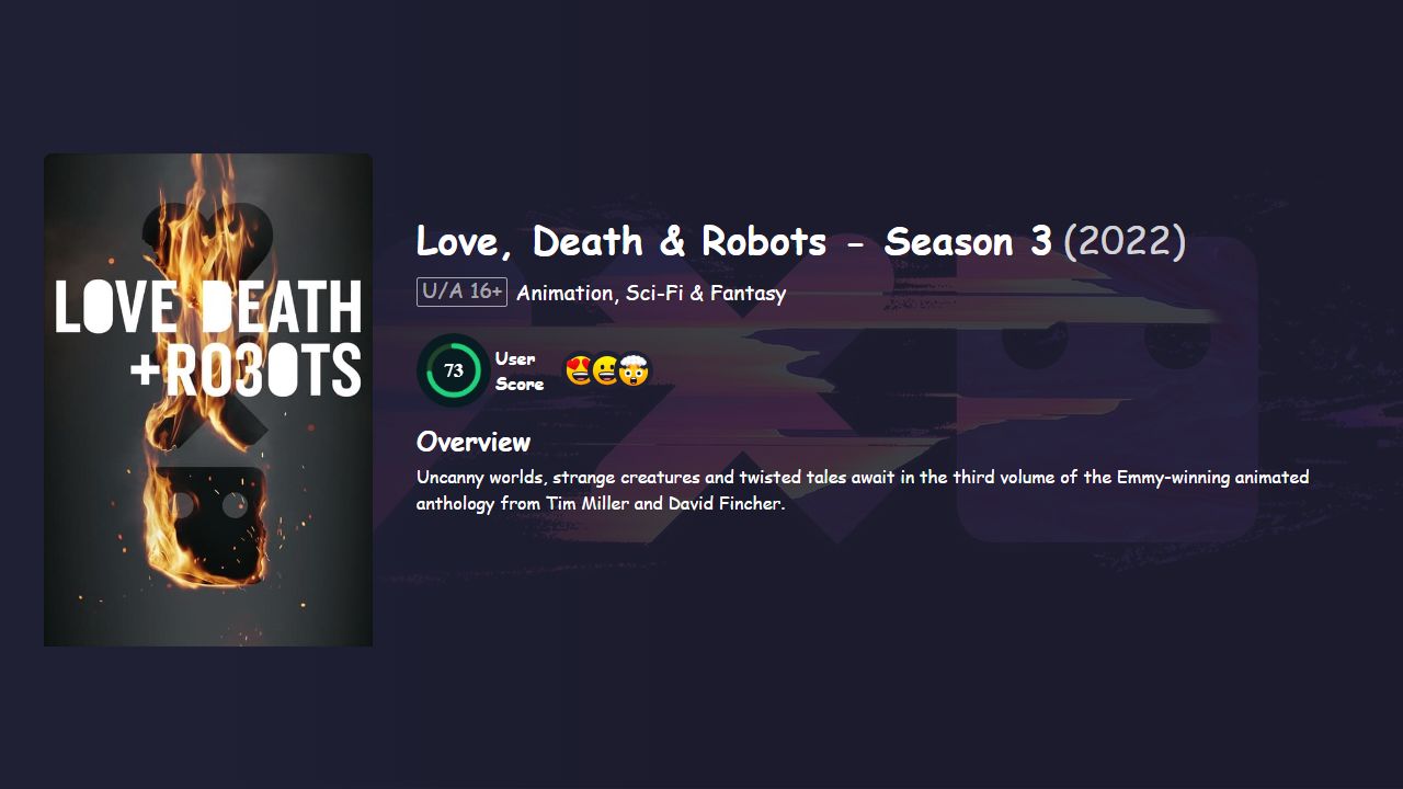 Love, Death & Robots Season 3 Hindi Dubbed