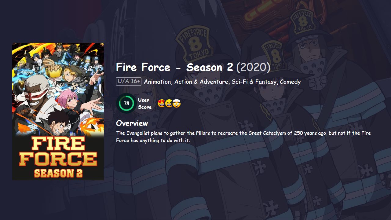 Fire Force Season 2 Hindi Dubbed