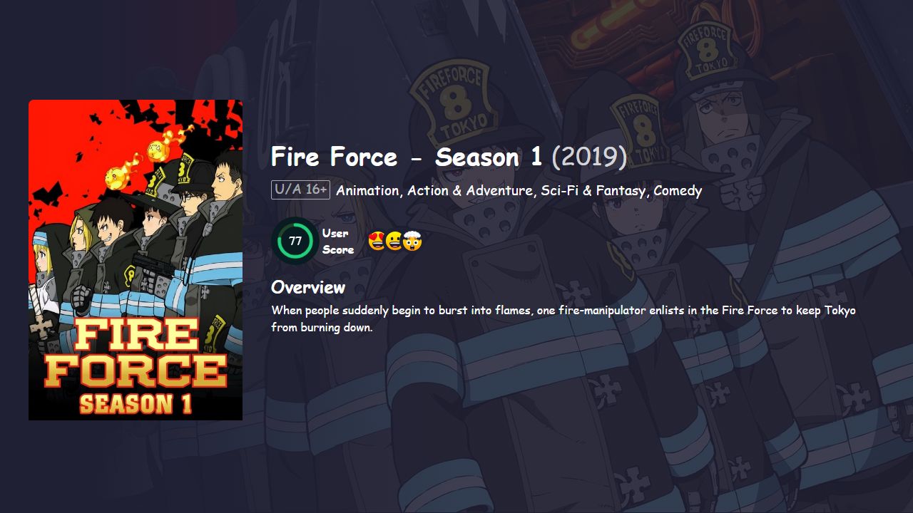 Fire Force Season 1 Hindi Dubbed