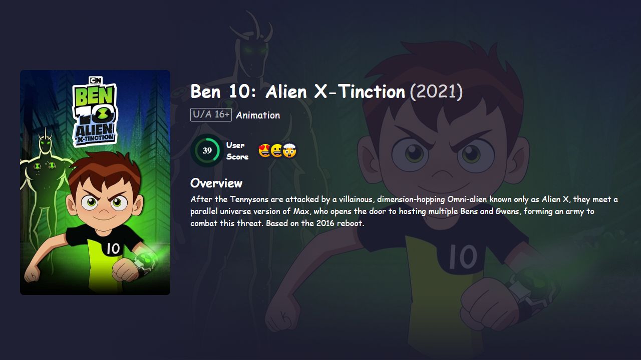 Ben 10: Alien X-Tinction (2021) Hindi Dubbed