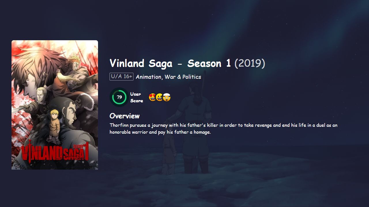 Vinland Saga Season 1 Hindi Dubbed