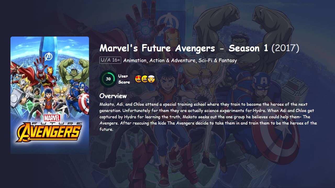 Marvel’s Future Avengers Season 1 Hindi Dubbed