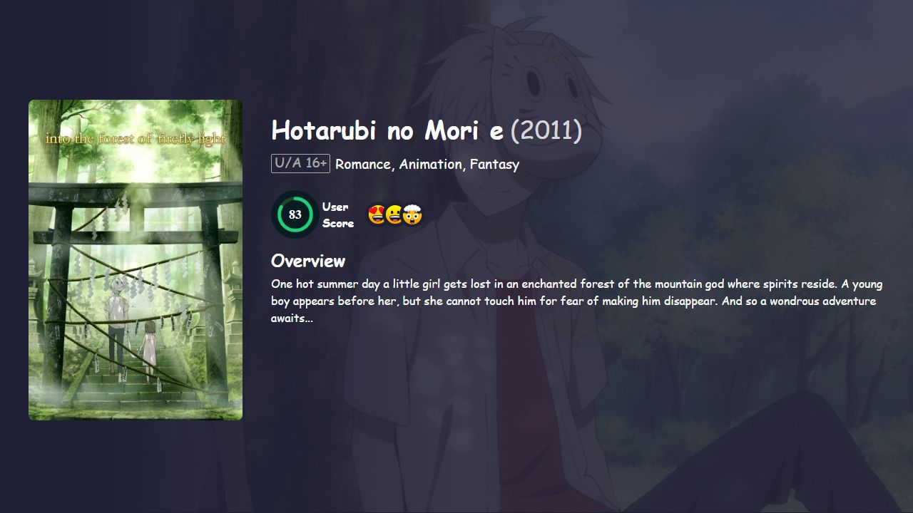 Hotarubi no Mori e (2011) Japanese Dubbed