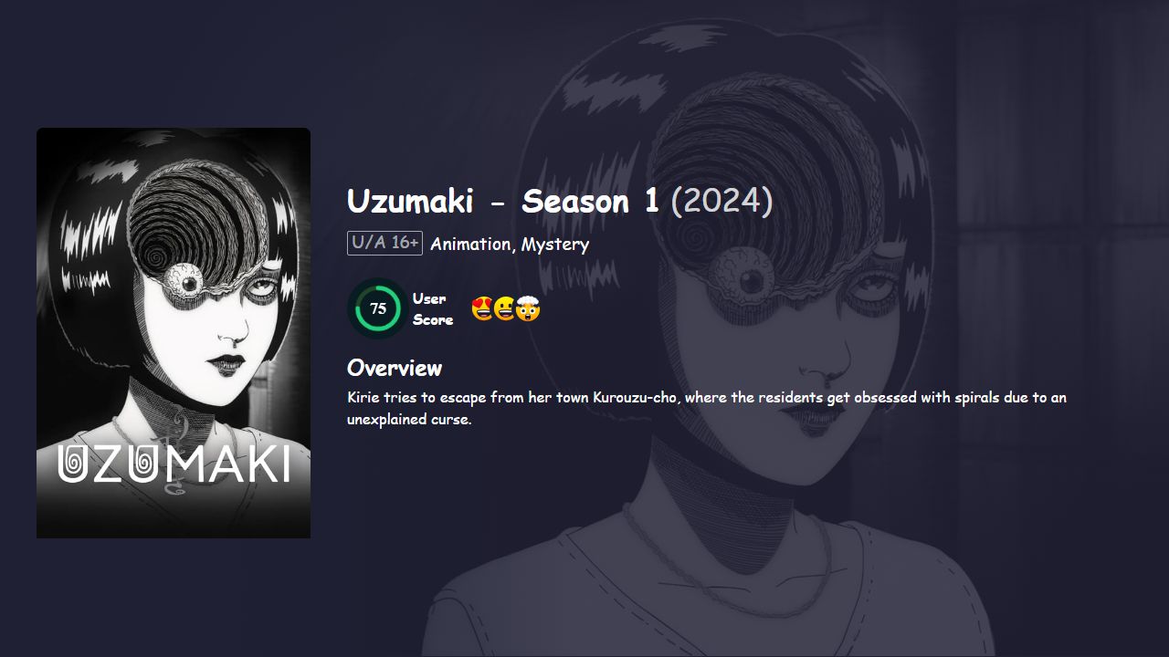 Uzumaki Season 1 English Dubbed