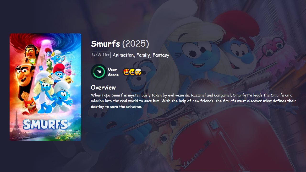 Smurfs (2025) English Dubbed