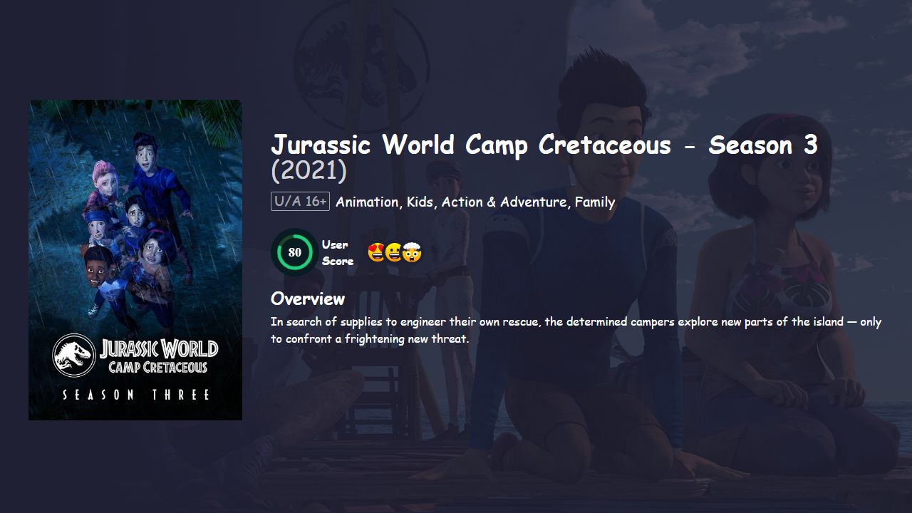 Jurassic World Camp Cretaceous Season 3 Hindi Dubbed