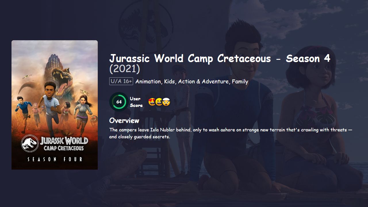 Jurassic World Camp Cretaceous Season 4 Hindi Dubbed