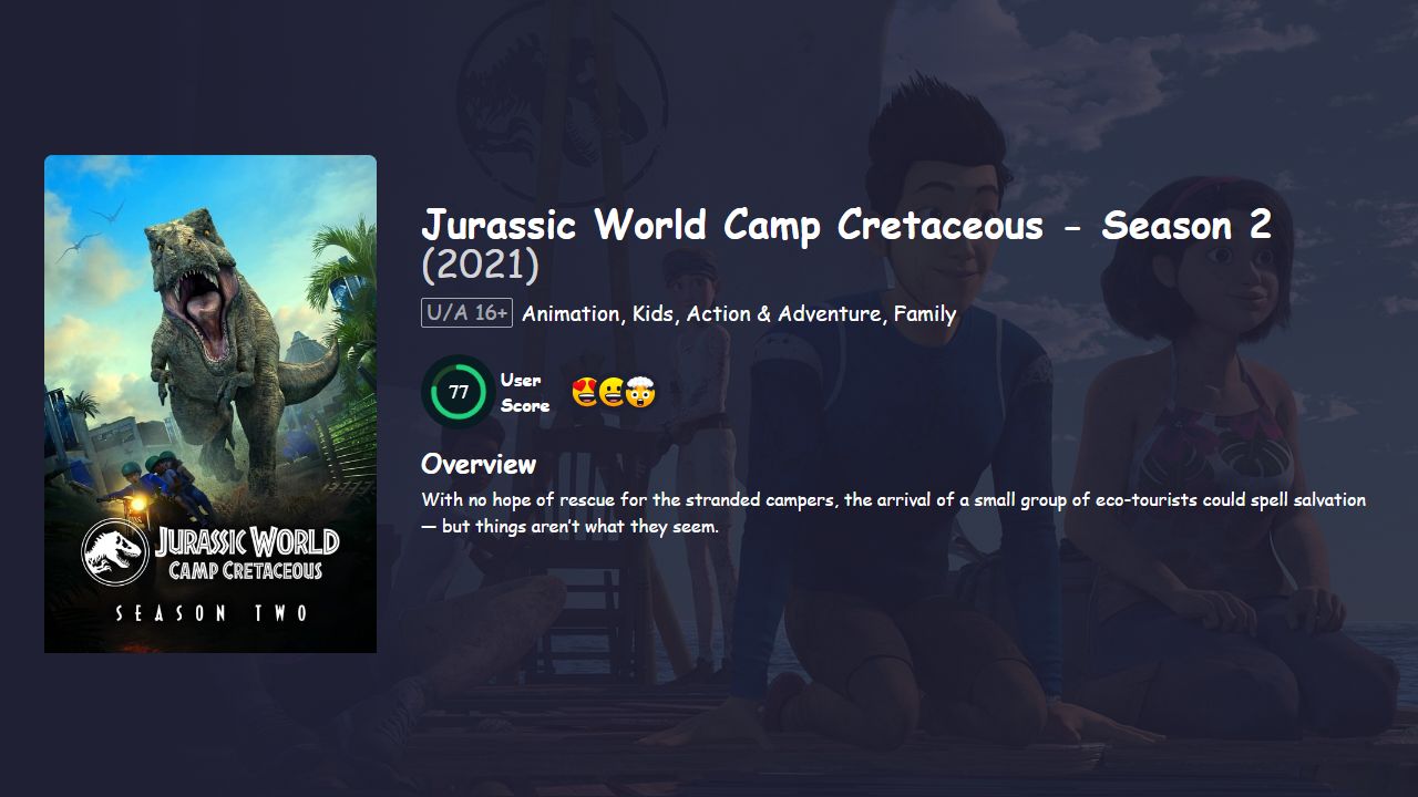 Jurassic World Camp Cretaceous Season 2 Hindi Dubbed