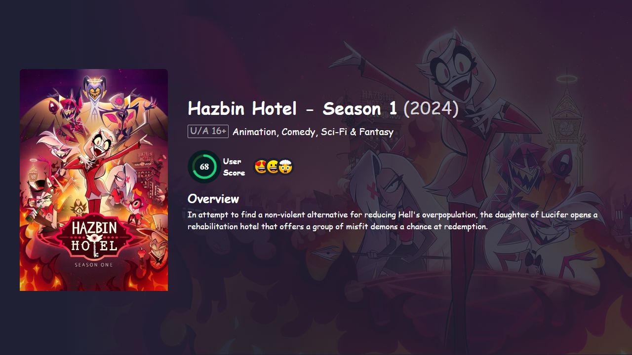 Hazbin Hotel Season 1 Hindi Dubbed