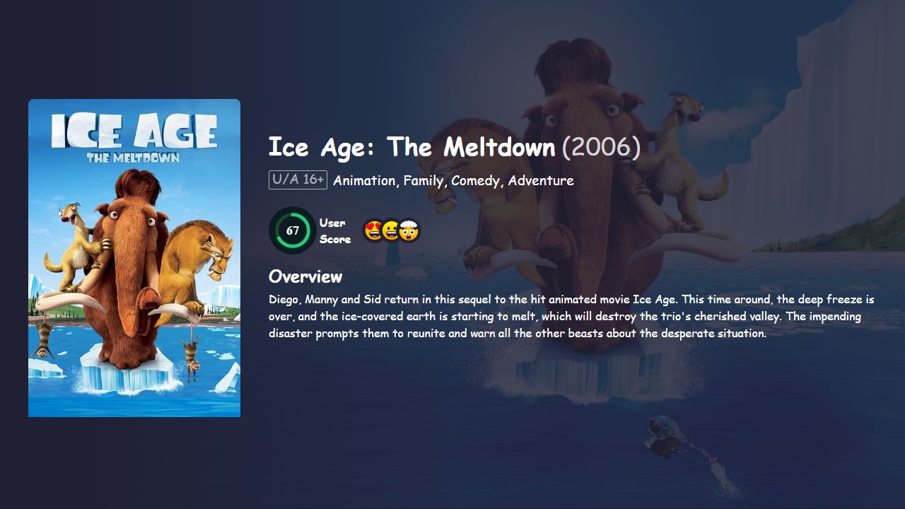 Ice Age: The Meltdown (2006) Hindi Dubbed