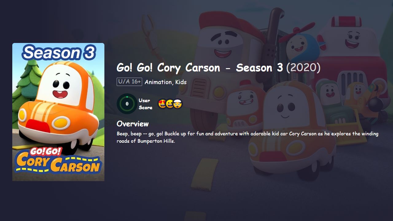 Go! Go! Cory Carson Season 3 Hindi Dubbed