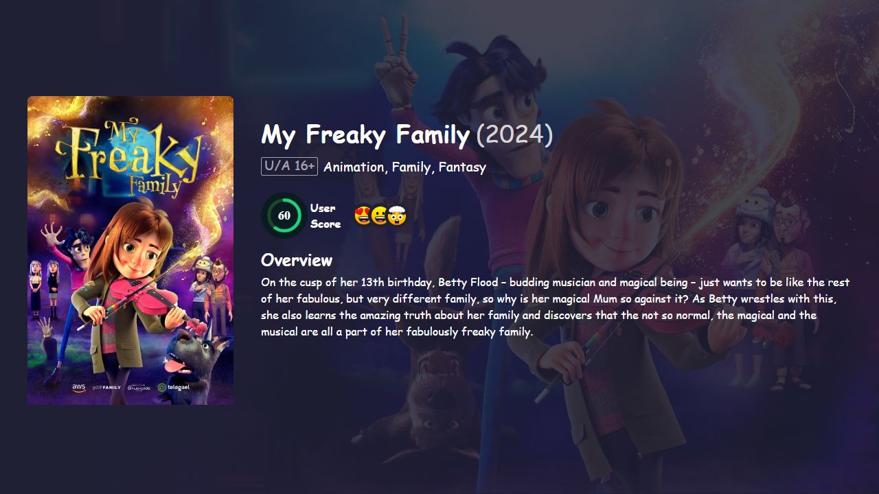 My Freaky Family (2024) English Dubbed