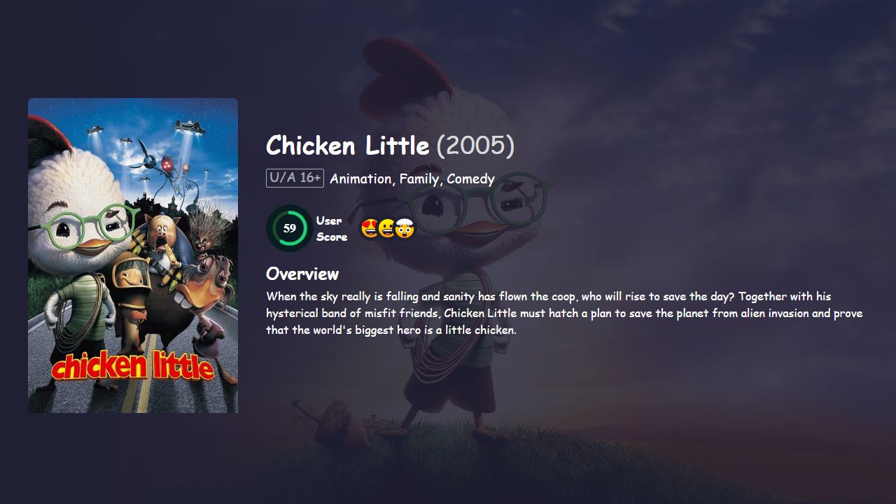 Chicken Little (2005) Hindi Dubbed